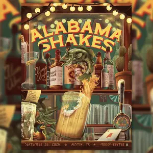 Austin Alehouse: Alabama Shakes Edition Poster