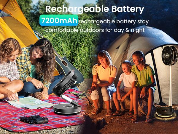 Belife X10 Portable Fan, Cordless Oscillating Fan with Remote, Foldable Adjustable Height Fan with LED Light & Timer, USB Rechargeable 7200mAh Battery Operated Camping Fan for Travel Home Sleeping Belife X10 Portable Fan, Cordless Oscillating Fan with Remote, Foldable Adjustable Height Fan with LED Light & Timer, USB Rechargeable 7200mAh Battery Operated Camping Fan for Travel Home Sleeping