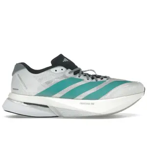 adidas Men's Adizero Boston 13 White Pure Teal, from StockX