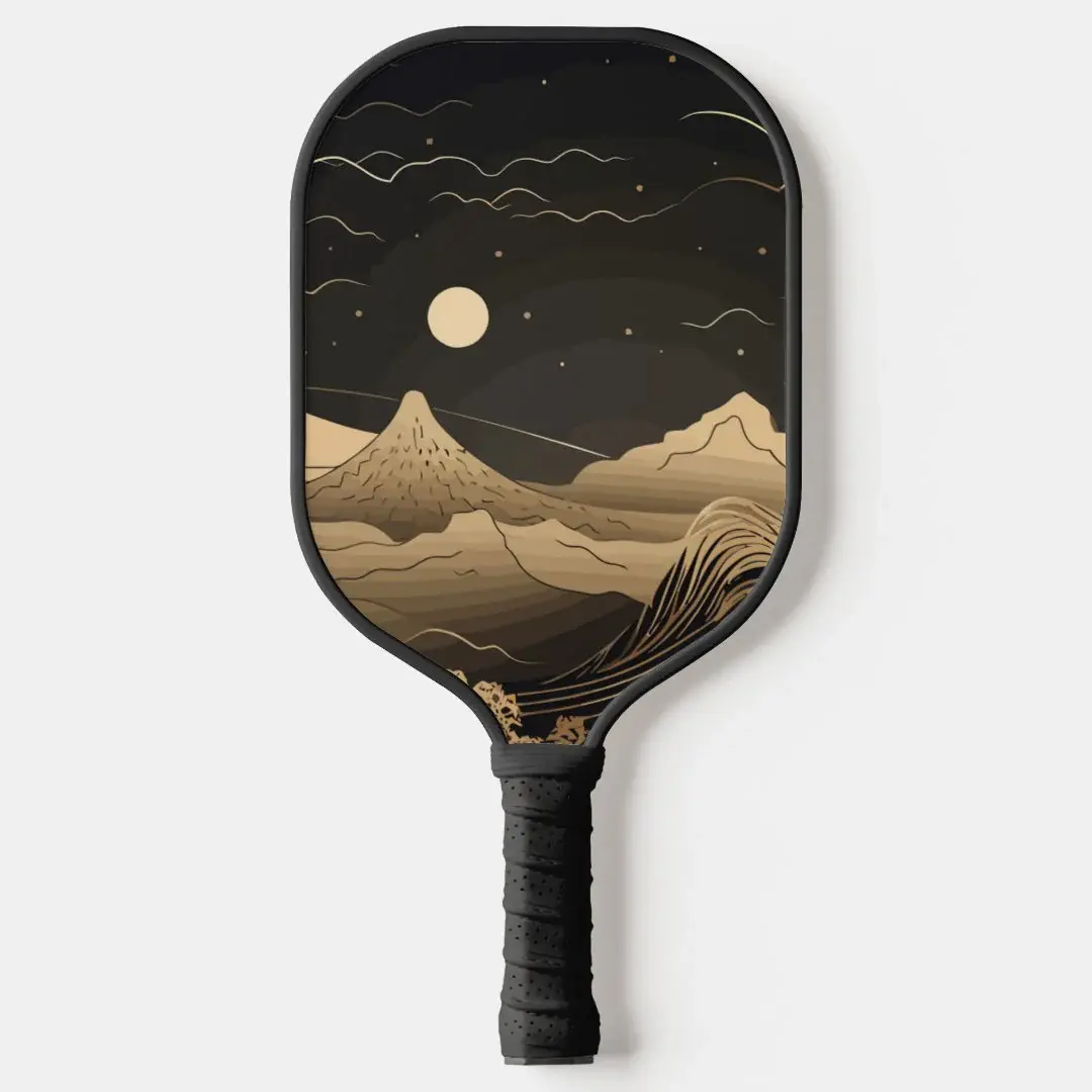 Auspicious Clouds Series Sea Night Pickleball Paddle - Traditional Chinese Design