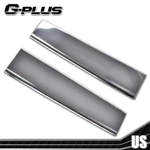 Pair Fit For 1981-1988 Cutlass Supreme Front Lower Fender Chrome Molding Trim