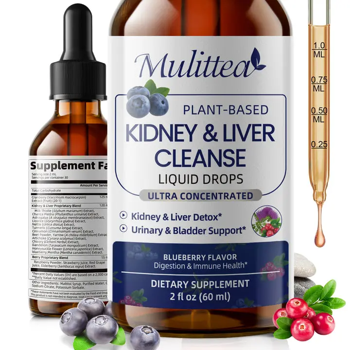 27-in-1 Kidney & Liver Cleanse Drops | 2 fl oz (60ml)