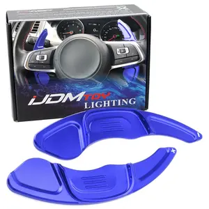 iJDMTOY Blue CNC Billet Aluminum Larger Paddle Shifter Extensions For Volkswagen: 2015-2020 MK7 GTI/Golf