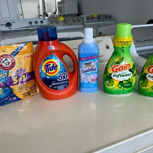 Tide, gain, arm and hammer, Suavitel combo