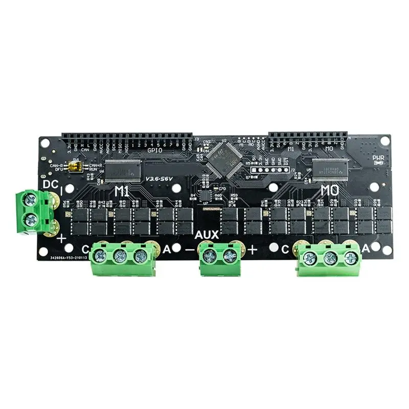 MKS XDRIVE XDrive3.6 56v FOC BLDC AGV-Servo Dual Motor Controller Board High-Precision Based on ODrv V3.6 Upgrade Kits