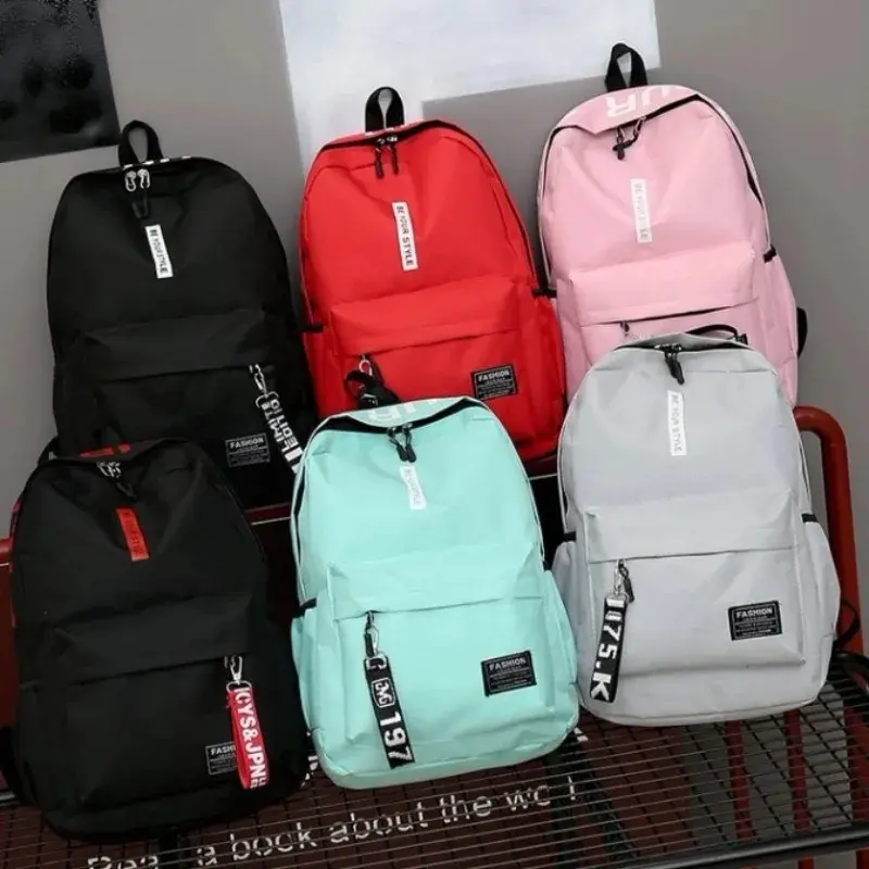 Large Capacity School Backpack for Teens, Lightweight Casual Bookbag for Boys Girls, Travel Daypack with Front Pocket