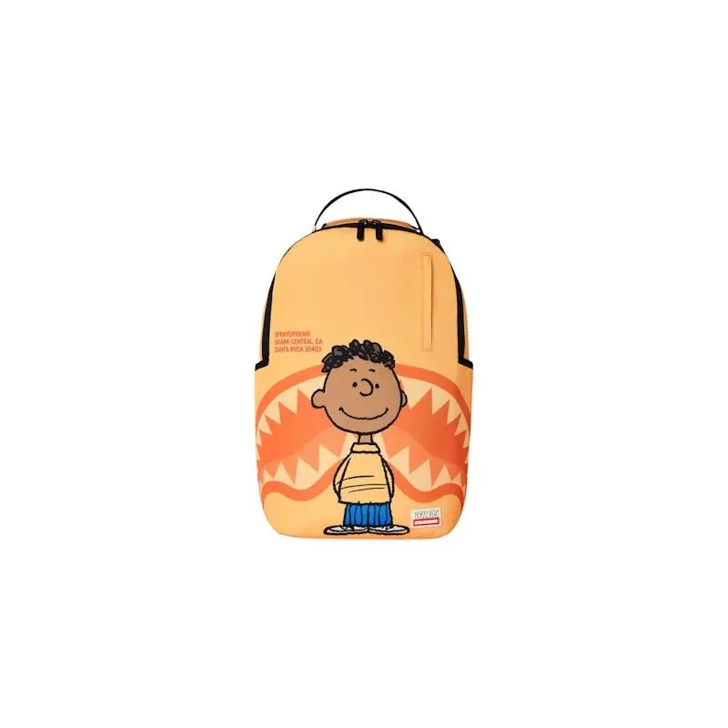 Sprayground Peanuts Franklin Shark Central Backpack, from StockX