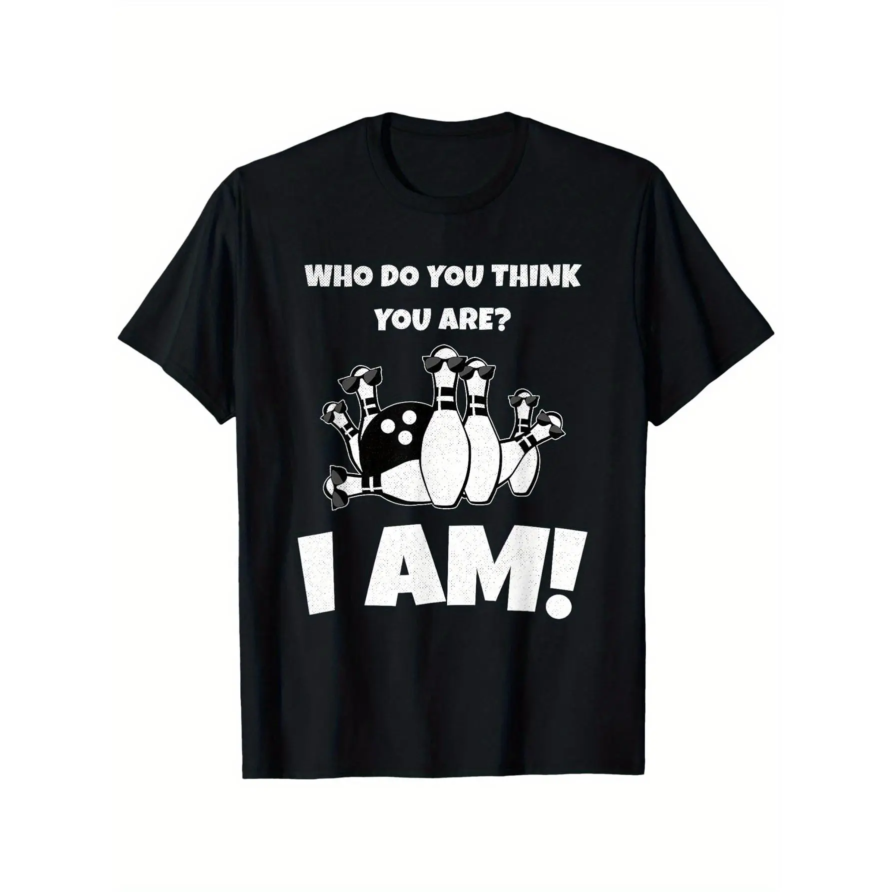 Retro classic bowling t-shirt men's printed t-shirt casual round neck soft and breathable local warehouse delivery soft cotton comfort enjoy special discounts suitable for Easter, Halloween, Thanksgiving, Christmas, etc.