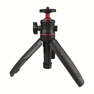 Portable Extendable Tripod Stand, Compatible with Smartphones, Dji Canon Sony Cameras, Live Streaming Holder, Travel-Friendly, Tabletop Tripod