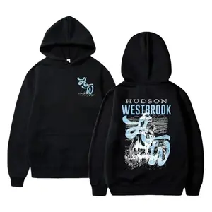 Hudson Westbrook Take Your Time Tour 2025 Hoodie Casual Street Style Fleece Fabric Pullover Hooded Sweatshirt Trendy Tops for Women for Men Unisex