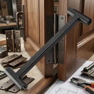 Heavy Duty Fire Door Adjuster Tool Set, High Security & Clean Room Hinge Gap Alignment Kit, Anti-Rust Alloy Steel Precision Frame adjustment Wrench for Multi-Function Installation and Maintenance