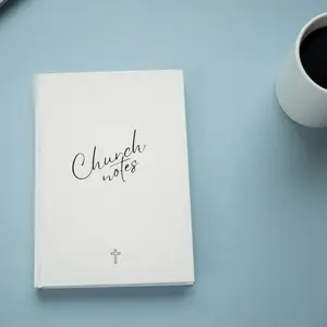 Sermon Notes Journal – Christian Notebook for Women | Bible Study, Prayer & Church Notes | Faith Journal Gift for Devotions & Reflection