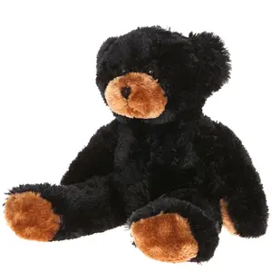 Giftable World  15 in. Plush Bean Bear - Black