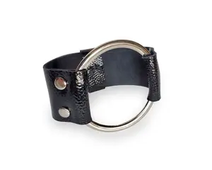 Leather O-Ring Bracelet
