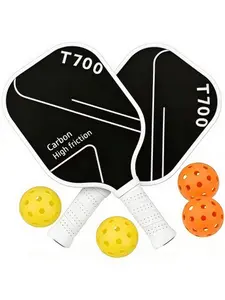 Phantom 2000 series, T700 carbon fiber Peak racket, white version, a set includes 2 Peak rackets and 4 Peak balls.