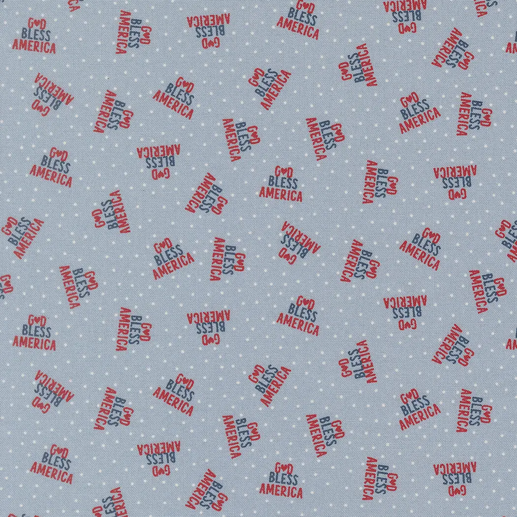Fabric Moda Splash God Bless America Independence Day by the Quarter Yard 55724-22