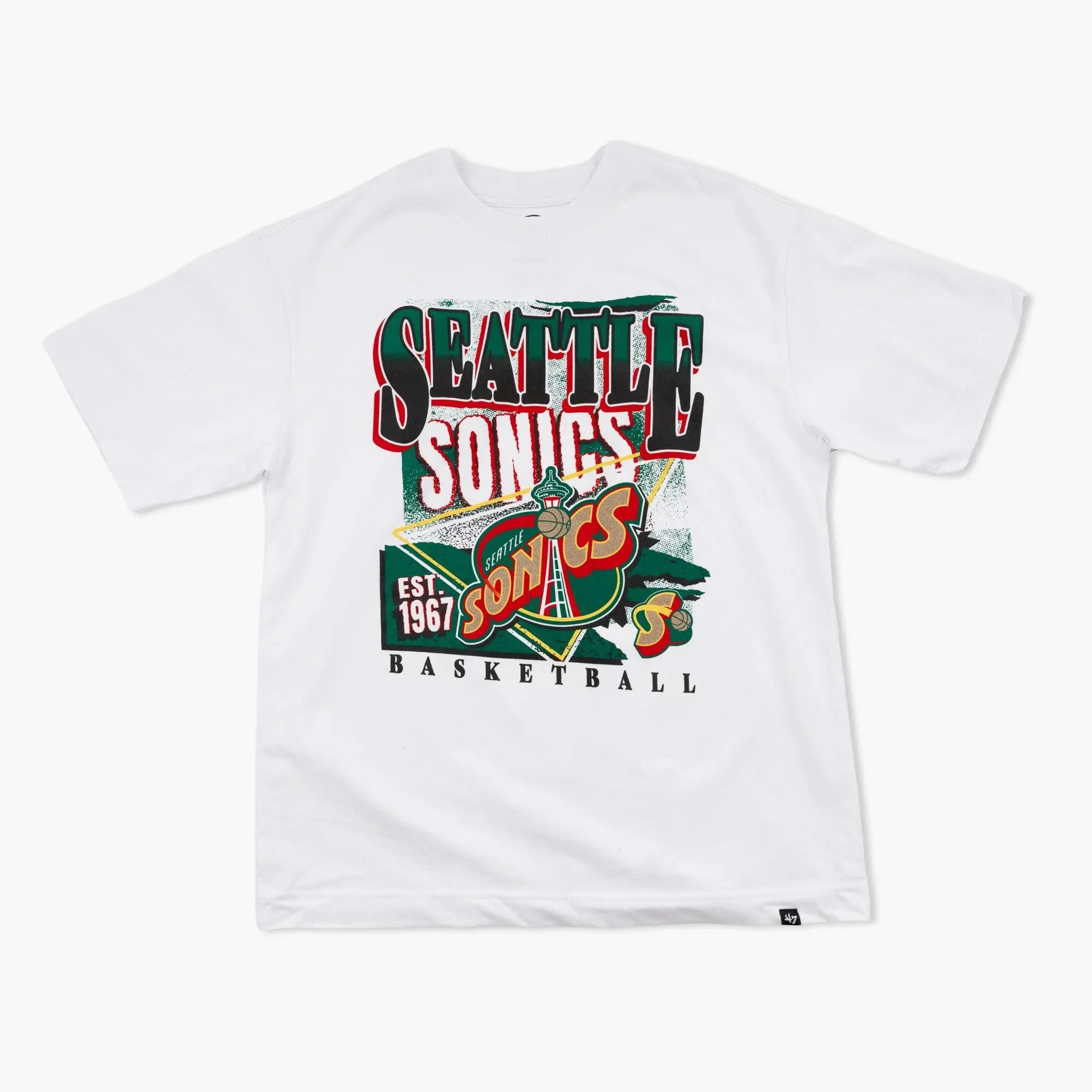 Seattle SuperSonics White Regional Heavyweight T-Shirt