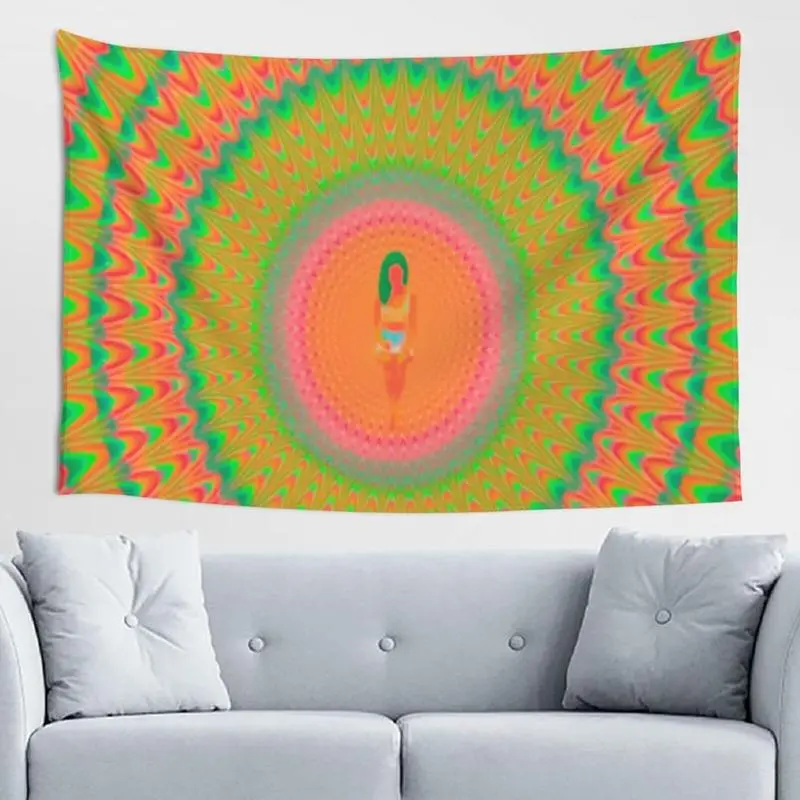 Jhene Aiko Trip Singer Cotton Tapestry - Home Decor Wall Hanging for Bedroom, Dorm - Decoration, Cool Room Decor, Room Decorations, Alternative Tapestries, Bedroom Decor