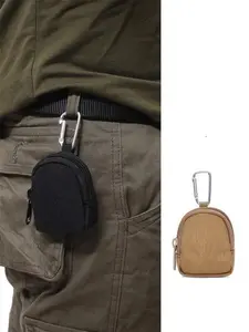 Portable Key Bag for Men, Coin Purse with Zipper, Outdoor Key Organizer, Convenient Key Holder, Essential Accessory for Daily Use