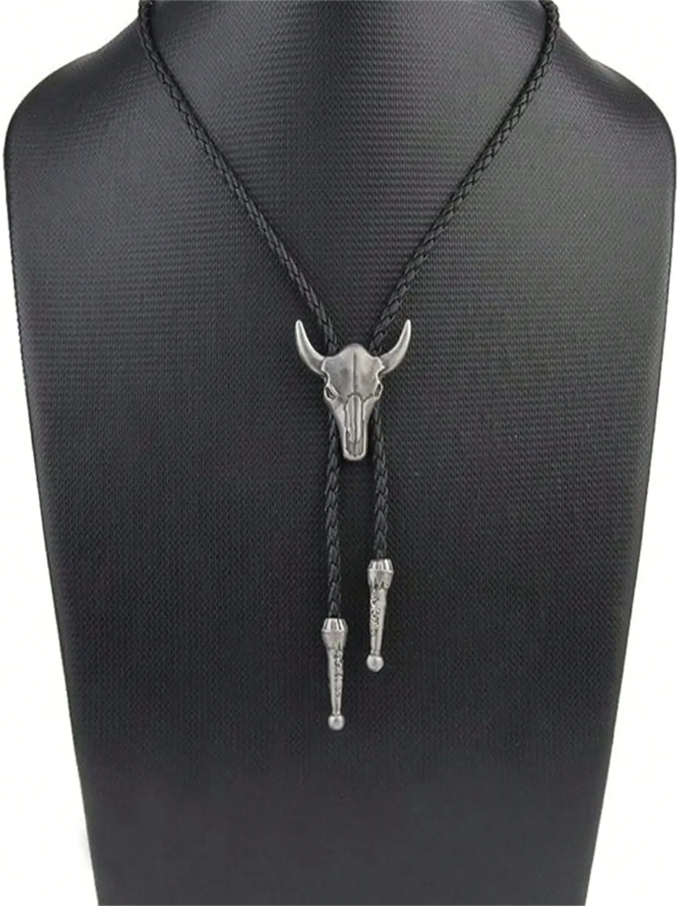 Unisex Durable Bolo Tie Set, Western Cowboy Style, Denim Design, Daily Wear Accessory, Perfect for Gifting, Men and Women Fashion