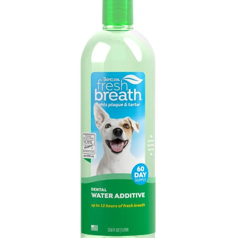 TropiClean Fresh Breath Oral Care Water Additive for Pets