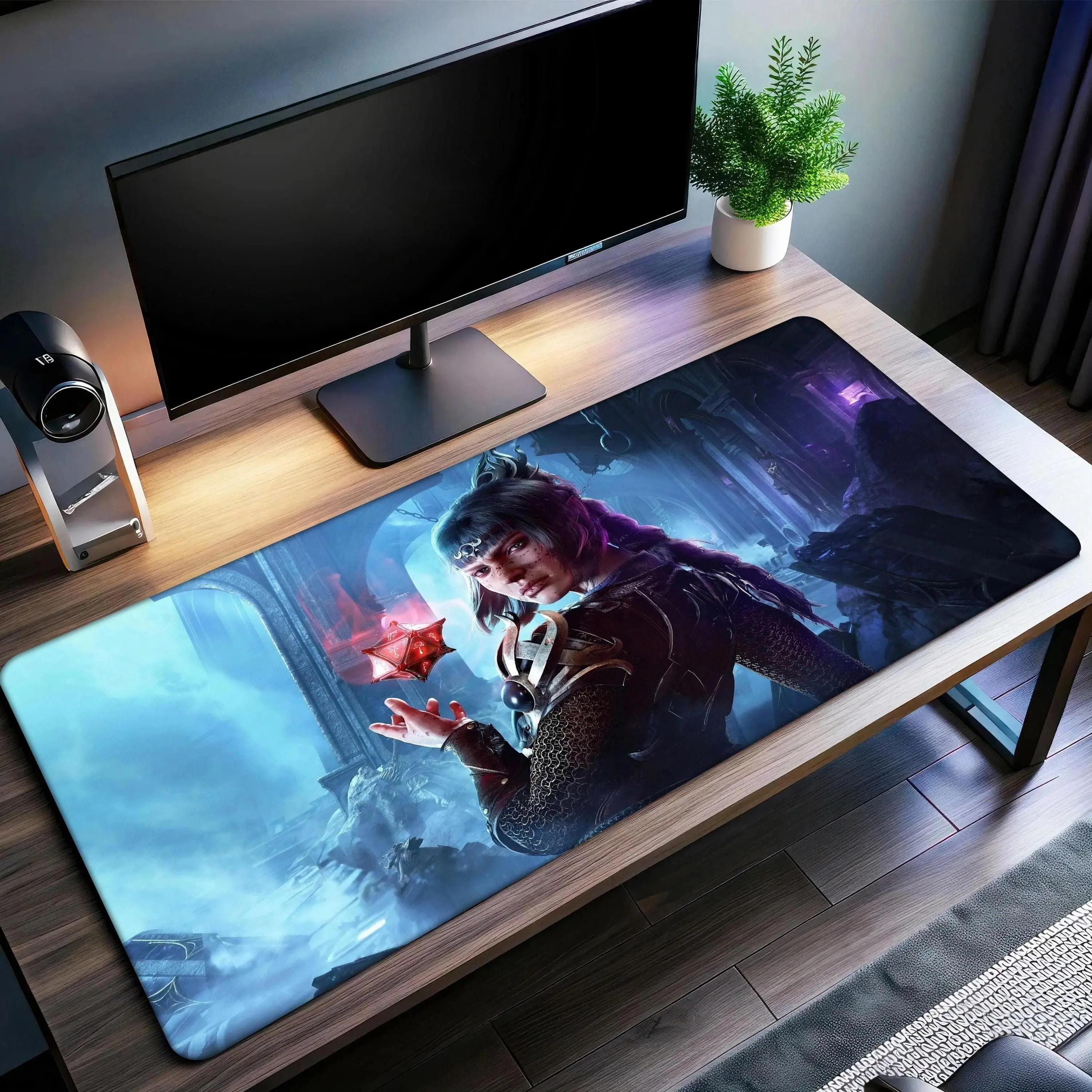 [Sale off up to 65%][Free Ship] Baldur's Gate Desk Mat: Shadowheart Gaming Mouse Pad