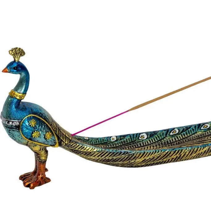 Peacock Incense Stick Burner
