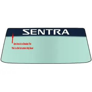 Fits Nissan Sentra Windshield Vinyl  Decal - Application Tool Included