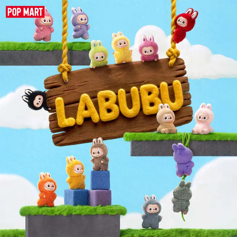 POP MART THE MONSTERS Pin for Love Series-Vinyl Plush Pendant Blind Box (N-Z), Labubu Collectible Toys, Valentine’s Day Gifts