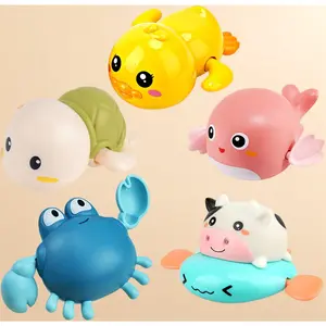 Toy,Cute Animal Clockwork Bathtub Swimming Pool Toy,Baby Bath Toys for Toddlers 1-3, Boys & Girls Water Bath Toy Set,5 Pack