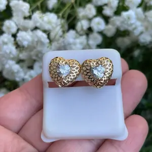High quality gold plated earrings