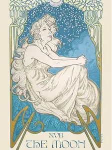 Ethereal Visions Tarot - Temperance Card with Angelic Artwork and Elegant Design for Spiritual Guidance Mystical Design Versatile Use Ideal for Readings Meditation and Personal Reflection