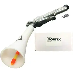 Vortex II Air Cleaning  - Pro Auto Detailing Tool for Deep Cleaning Interiors & Exteriors - Uses Air Compressor - Blasts Dust, Dirt & Grime Fast