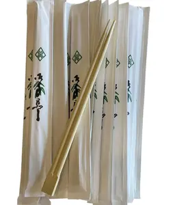 20 pairs of Premium Disposable Bamboo Chopsticks Sleeved 9" long