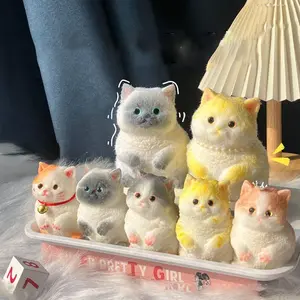 2024 NEW Large Kawaii Chubby Cat Ragdoll Cat Soft Sticky Birthday Kids Girl Cute Squishy gift Fidgeting Mochi Taba Toy Ornament