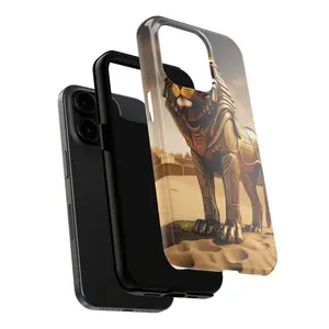 Majestic Mufasa Lion King Tough Phone Case - Animal Lovers Protective Cover, Gifts Safari Style Unique Accessories, Tough Phone Case for