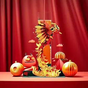 Creative Phoenix City Stem Building Blocks Set, Build Your Own Mythical Firebird Model, Perfect for Home Decor or Gift, Ideal for Adults