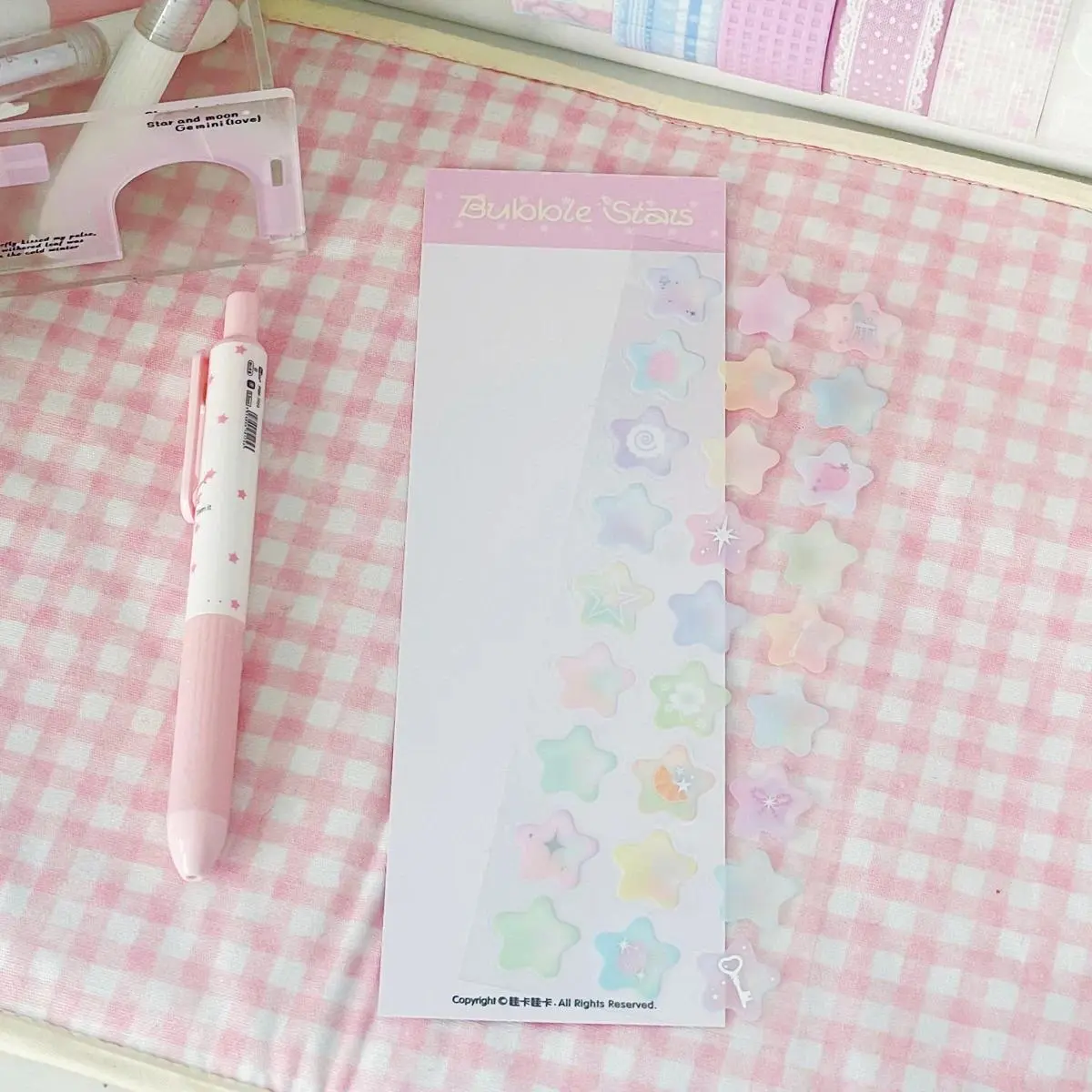 Hot Silver Bubble Stickers Scrapbook Stickers Cute Guka Card Decor Deco Stickers Journal Embellishments