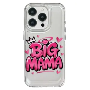 Clear Shockproof TPU Phone Case | Anti‑Yellowing Precise Fit Custom Pattern Cover For iPhone