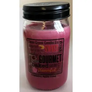 Swan Creek 100% Soy 24 Oz. Jar Candle - Cranberry Apple Crisp