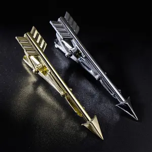 Men Tie Clip Fashion Tie Pin Alloy Tie Bar Gentleman Wedding Brooch Pinch Clips