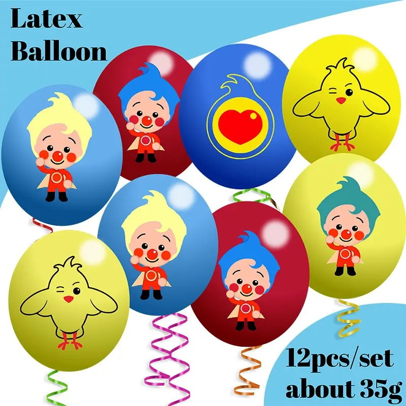 Plim Plim Party Bag Balloons, Perfect for 12 Kids' Birthday Celebrations, Fun and Festive Party Supplies, Birthday Decorations, Balloon Decor