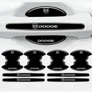 8-piece set for Dodge  car door handle covers, scratch-resistant door groove protection, suitable for Dodge  models, car accessories, car stickers, car decals