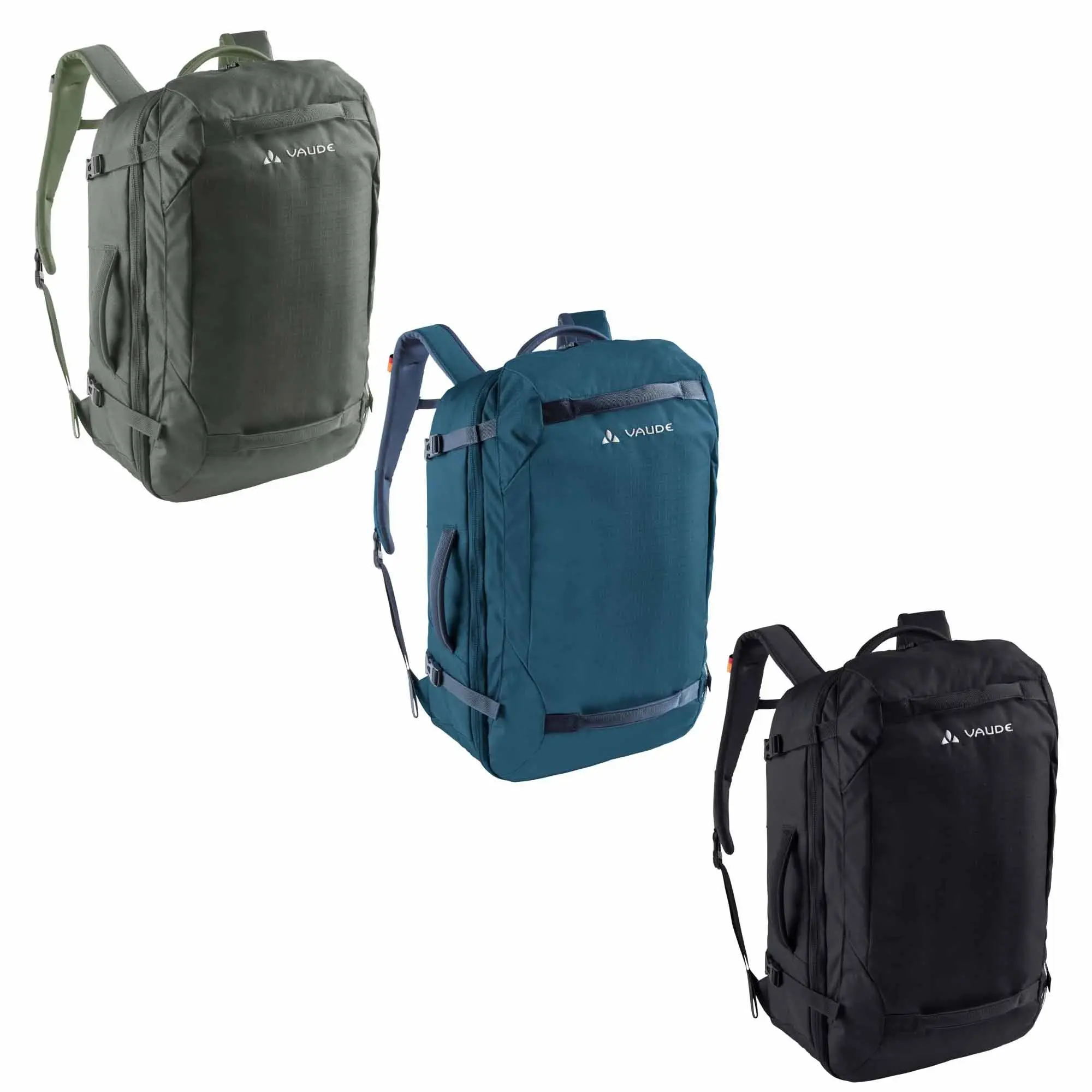VAUDE Mundo Carry-On 38 Sustainable Travel Backpack for Business Trips, Laptop Bag with Anti-Theft Design & Tuck-Away Straps, Travel Bag Backpack, Business Travel Bag