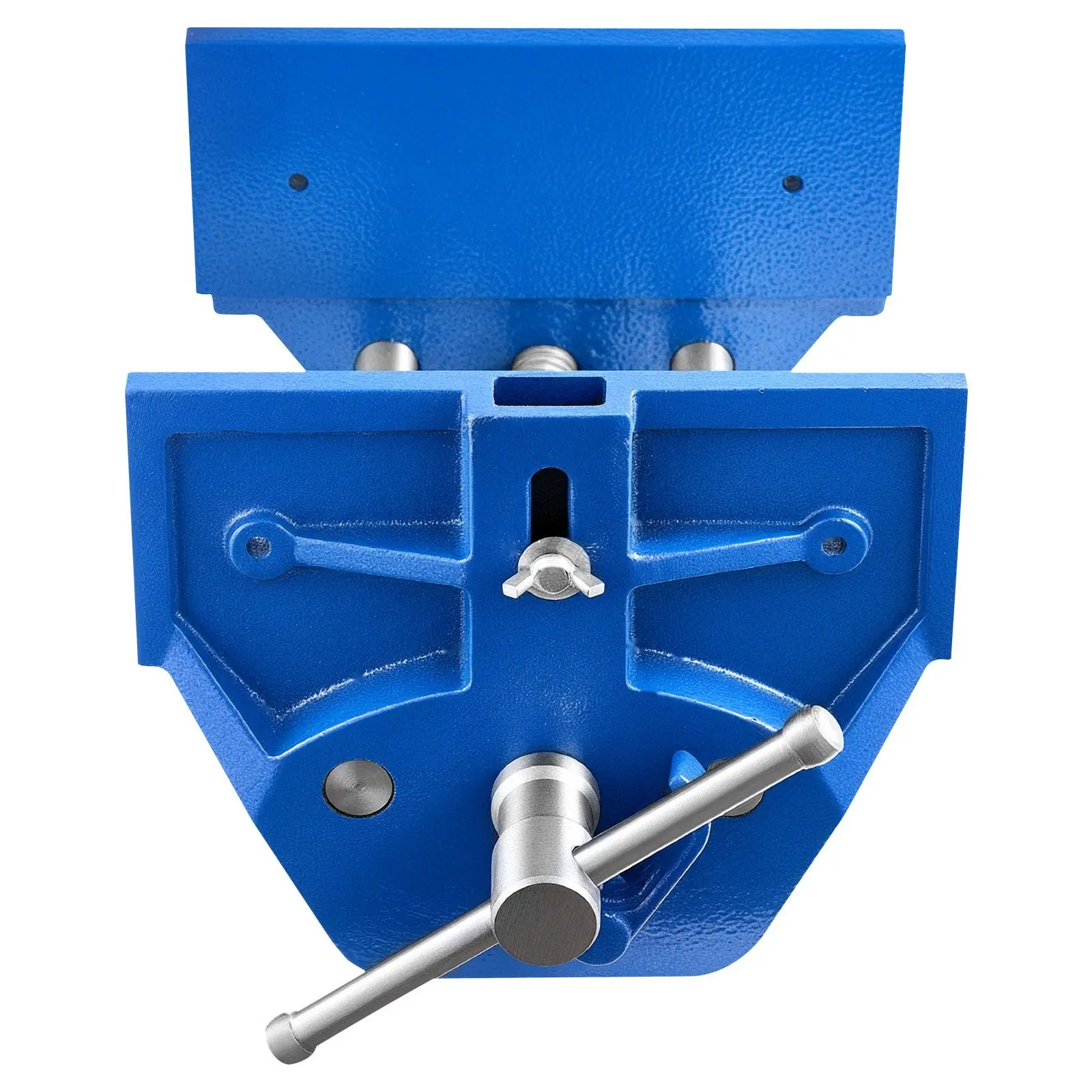Woodworking Vise, 9-Inch Jaw Width, Quick-Release Wood Bench Vise, 10.2-Inch Max Jaw Opening, Heavy-Duty Cast Iron Construction, Adjustable Front Stop, Workbench Vice For Woodworking And Drilling