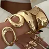 Women's Elegant Minimalist Cuff Bangles Bracelets, Trendy All-match & Exquisite Bangles Bracelets, Chic Gorgeous Jewelry As Gift for Girlfriend, Stackable Cuff Bracelet, Open Cuff Bangle, Cuff Bangle Set, Bracelet Bundle #GLOBAL PICKS