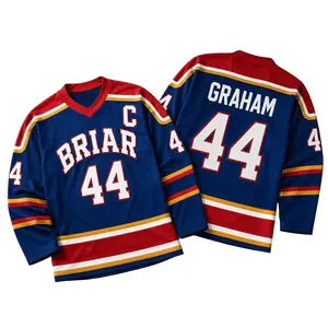 Briar University Graham 44 Hockey Jersey, Off Campus Inspired Sports Shirt, Hockey Romance Fan Apparel, Unisex Game Day Jersey, Lightweight Sportswear Gift for Book Lovers and Hockey Fans 2026