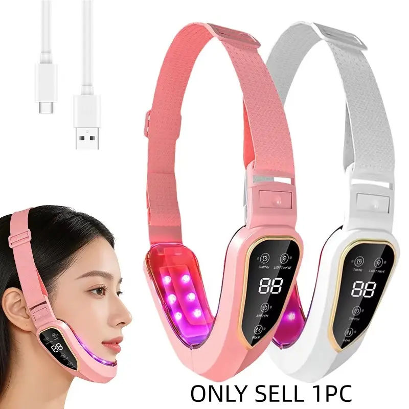 Double Chin Remover Device, Chin Reducer, 5 Modes 12 Strength Levels, Smart Lifting Tightening Skin, Women's Skincare, Beauty Device, Cordless Beauty Instrument