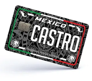Castro Credit Card Skin Cover Vinyl Stickers (4 Pack) -Mexican Decal Mexico Car Plate adhesive Castro