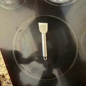 Stainless Steel Cleaning Scraper, 1pc Multipurpose Metal Utility Spatula for Kitchen, Bathroom, Home, Durable Cleaning Tool for Home, Household Items